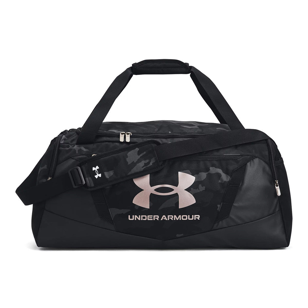 Under Armour Undeniable 5.0 Medium Duffle Bag - Black Metallic Sugar Cane