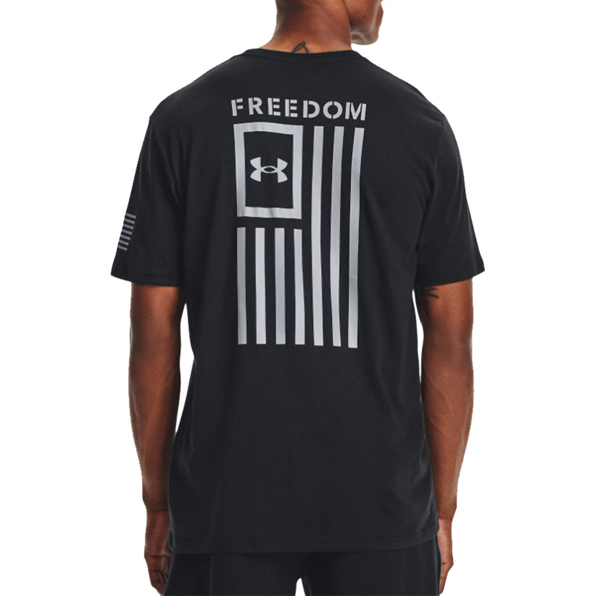 Under Armour Men's Freedom Flag T-Shirt Back Image