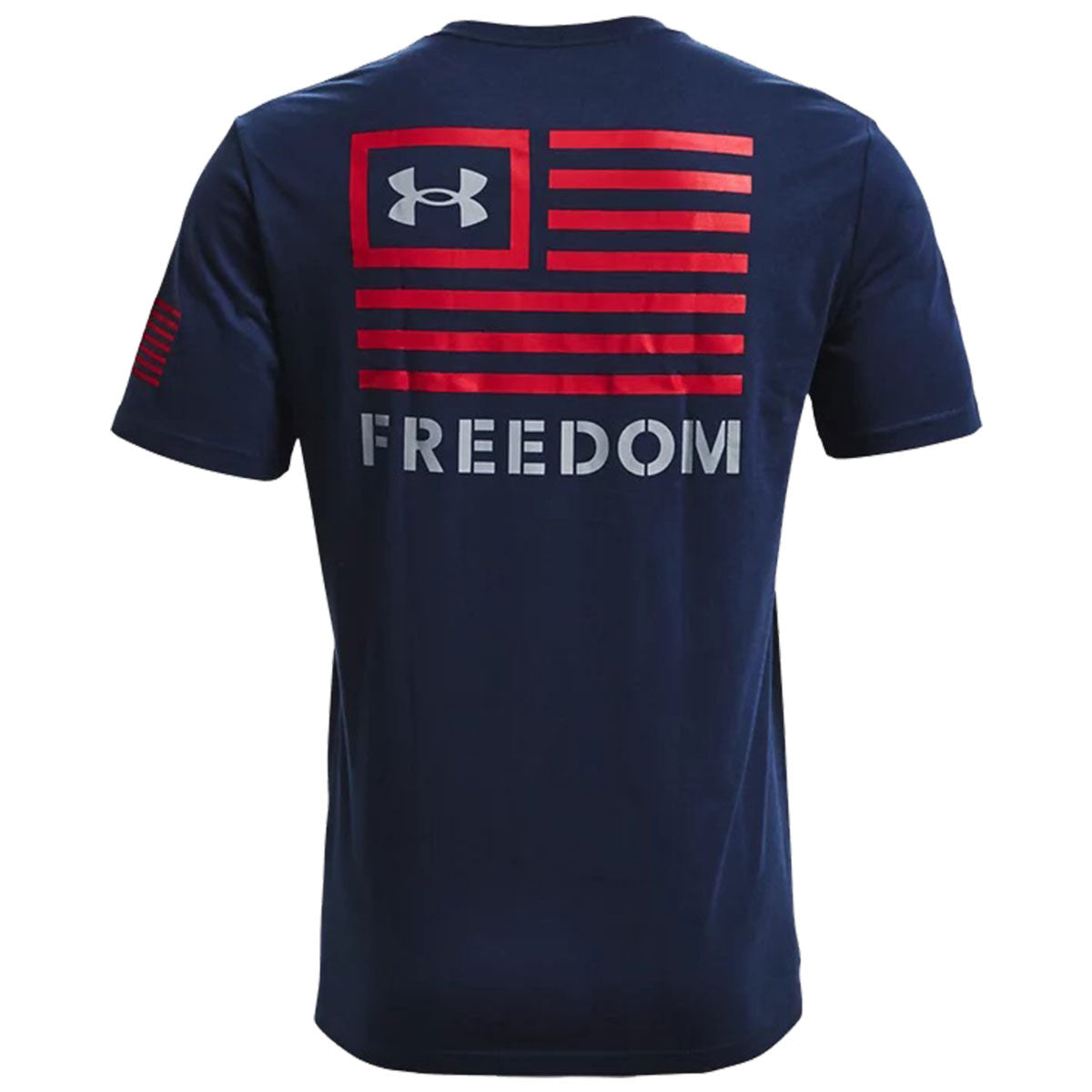 Under Armour Men's Freedom Banner T-Shirt Image in Academy Red Academy-Red