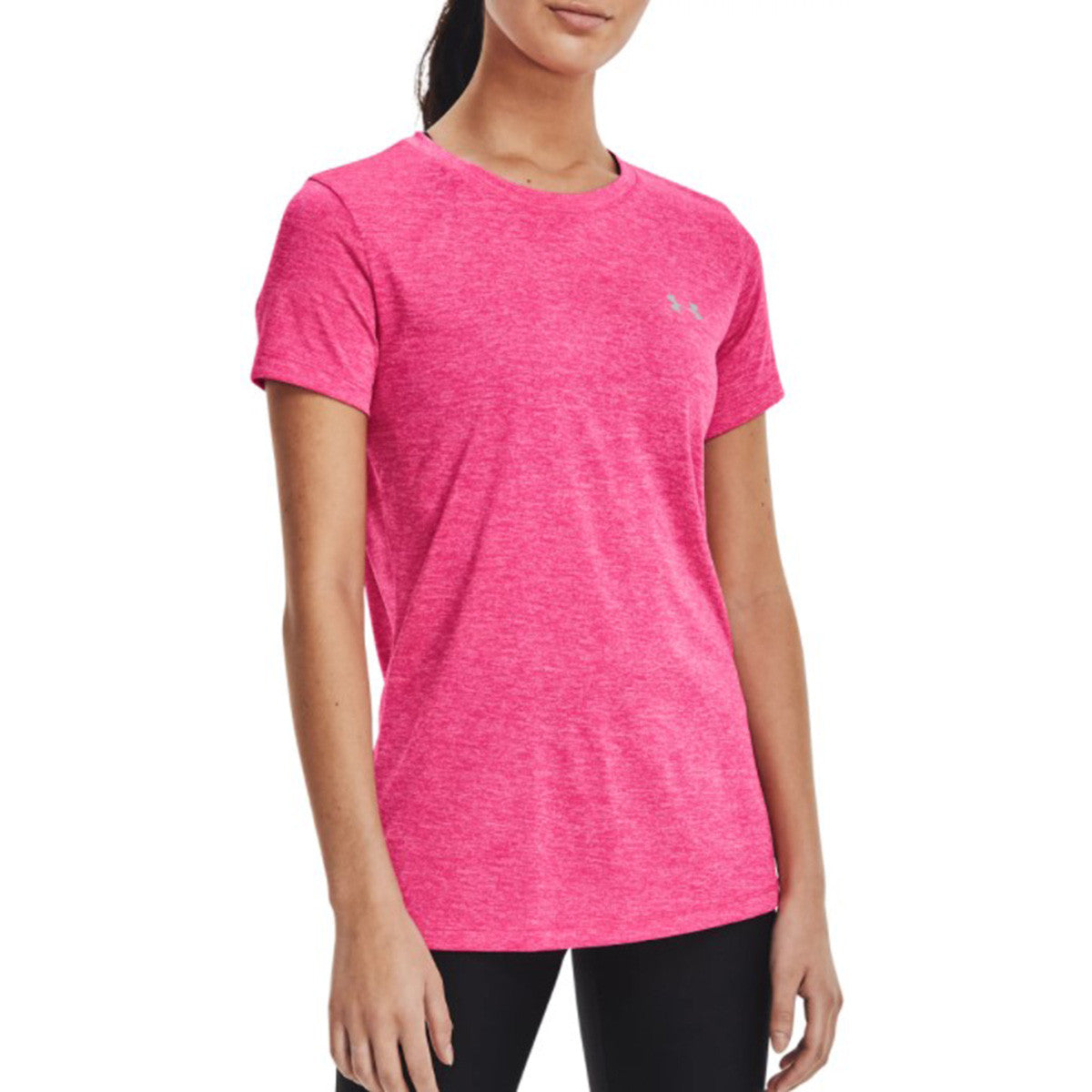 Under Armour Women's Tech Twist Arch SSC - Electro Pink-White
