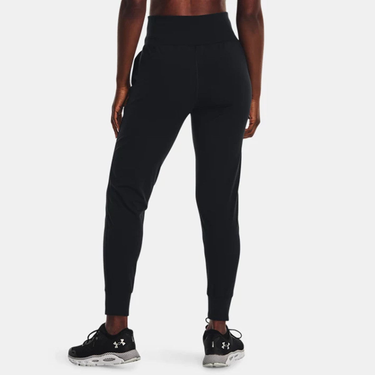 Under Armour Women's Motion Joggers Back Image in Black