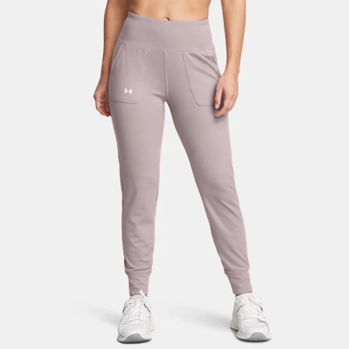 Under Armour Women's Motion Joggers Image in Tetra Gray/White