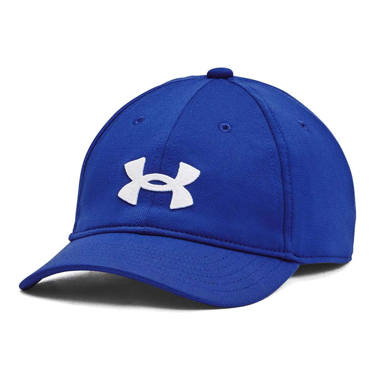 Under Armour Youth Blitzing Adjustable Hat Image  in Royal-White
