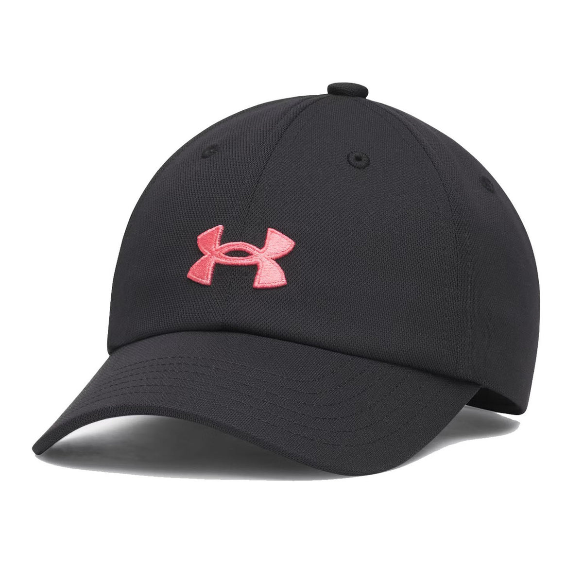 Under Armour Girls' Blitzing Adjustable Cap - Black-Bittersweet Pink