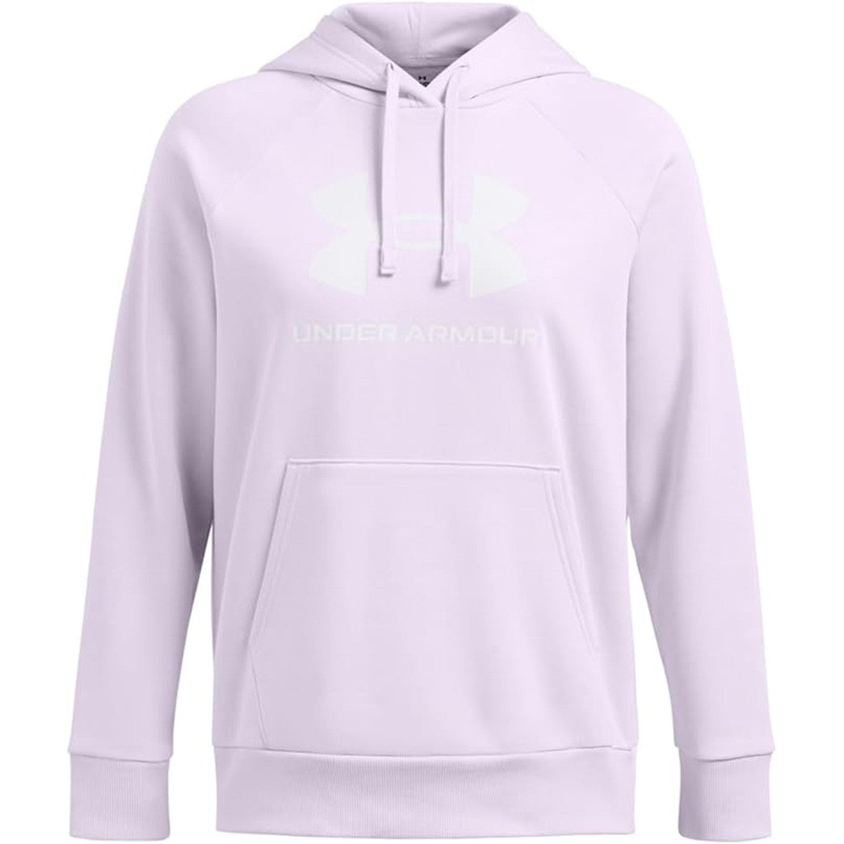Under Armour Women's Rival Fleece Big Logo Hoodie - Salt Purple/White image