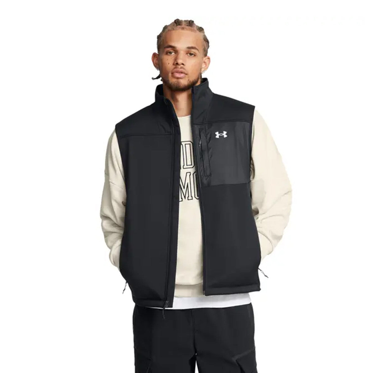 Under Armour Shield Vest Model Image in Black