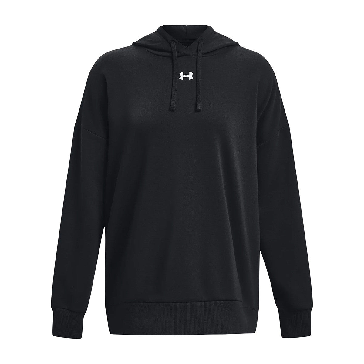 Under Armour Women's Rival Fleece Oversized Hoodie - Black