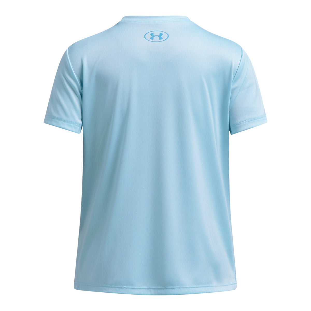 Under Armour Girls' Tech Wordmark Short-Sleeve Shirt Back Image