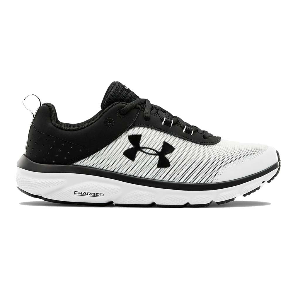 Men's Charged Assert 8 Running Shoes White Black
