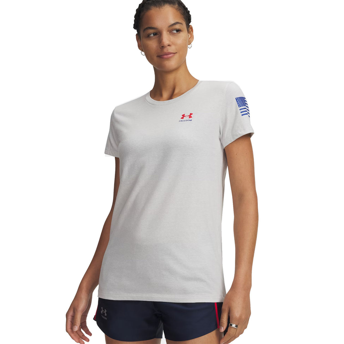 UA Women's Freedom Flag T-Shirt