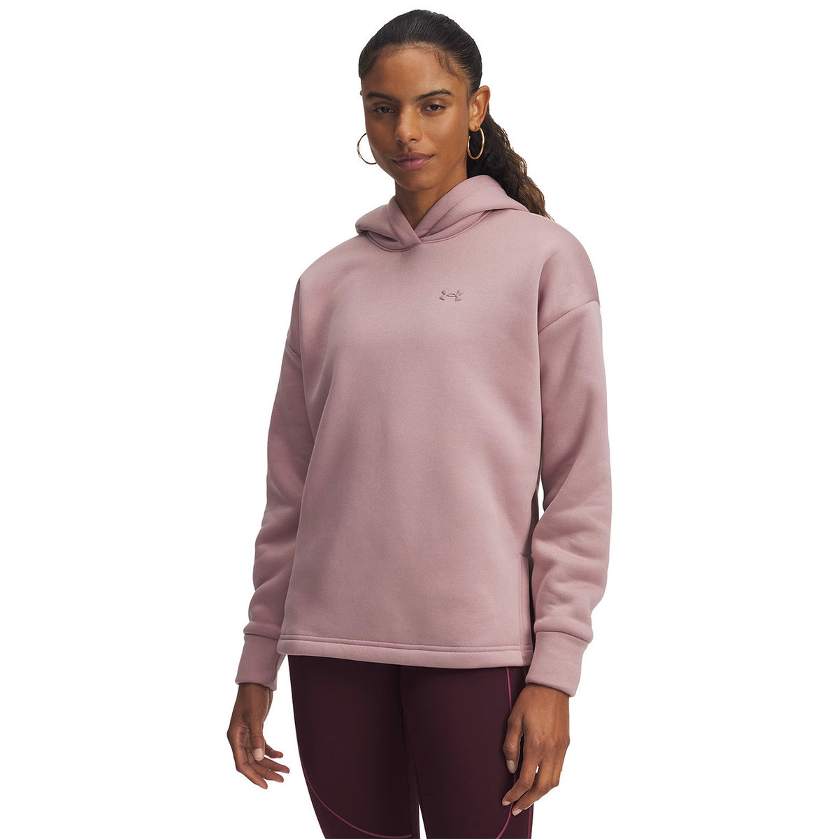 Under Armour Women's Armour Fleece Hoodie Tourmaline Pink image