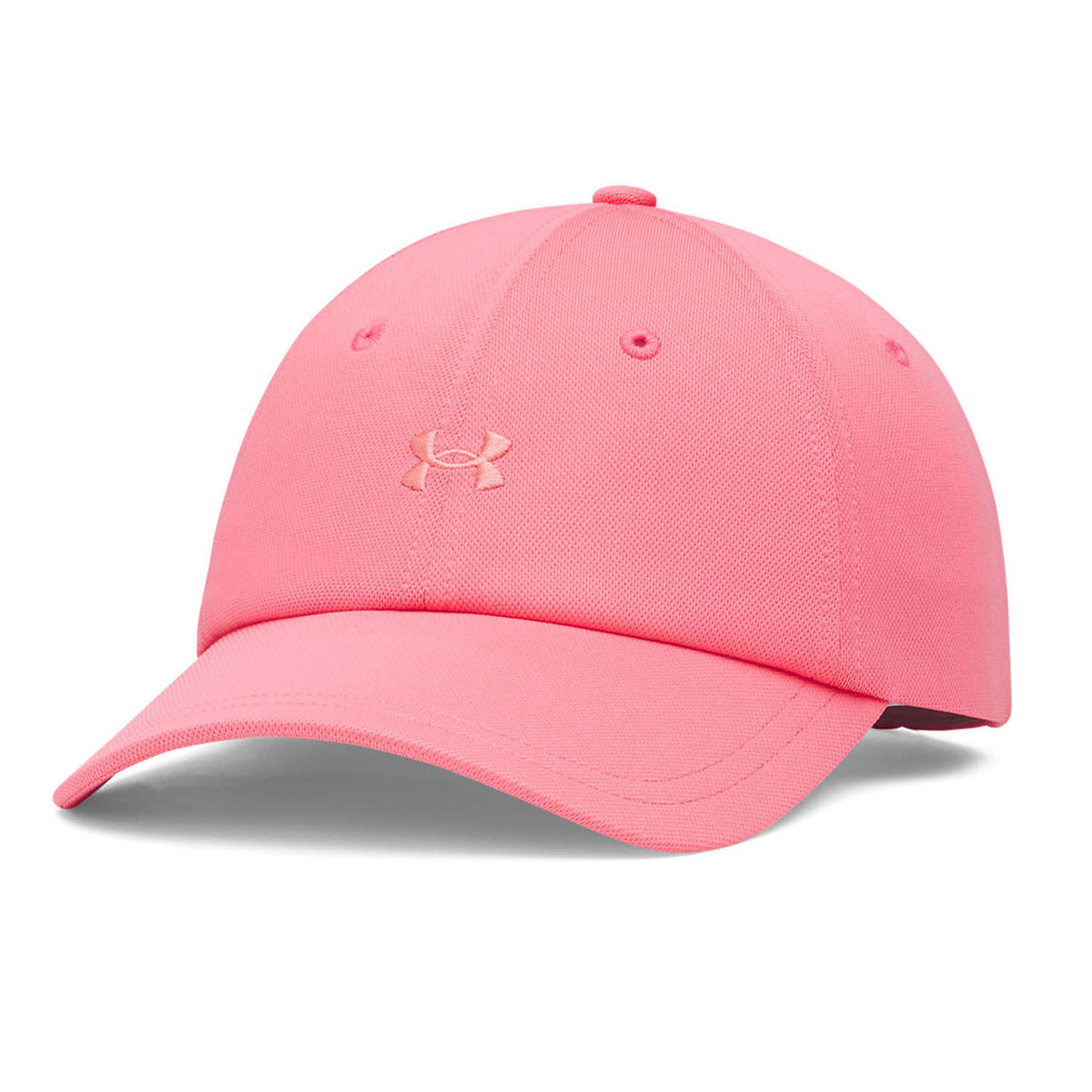Under Armour Women's Blitzing Low Adjustable Hat Front Image in Bittersweet Pink