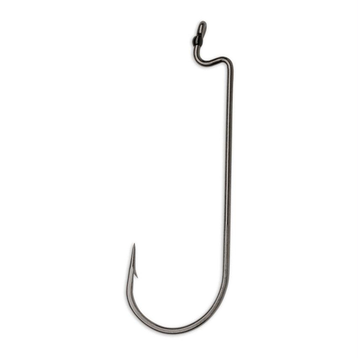 Image of the 3/0 Black-Nickel VMC Worm Hook.