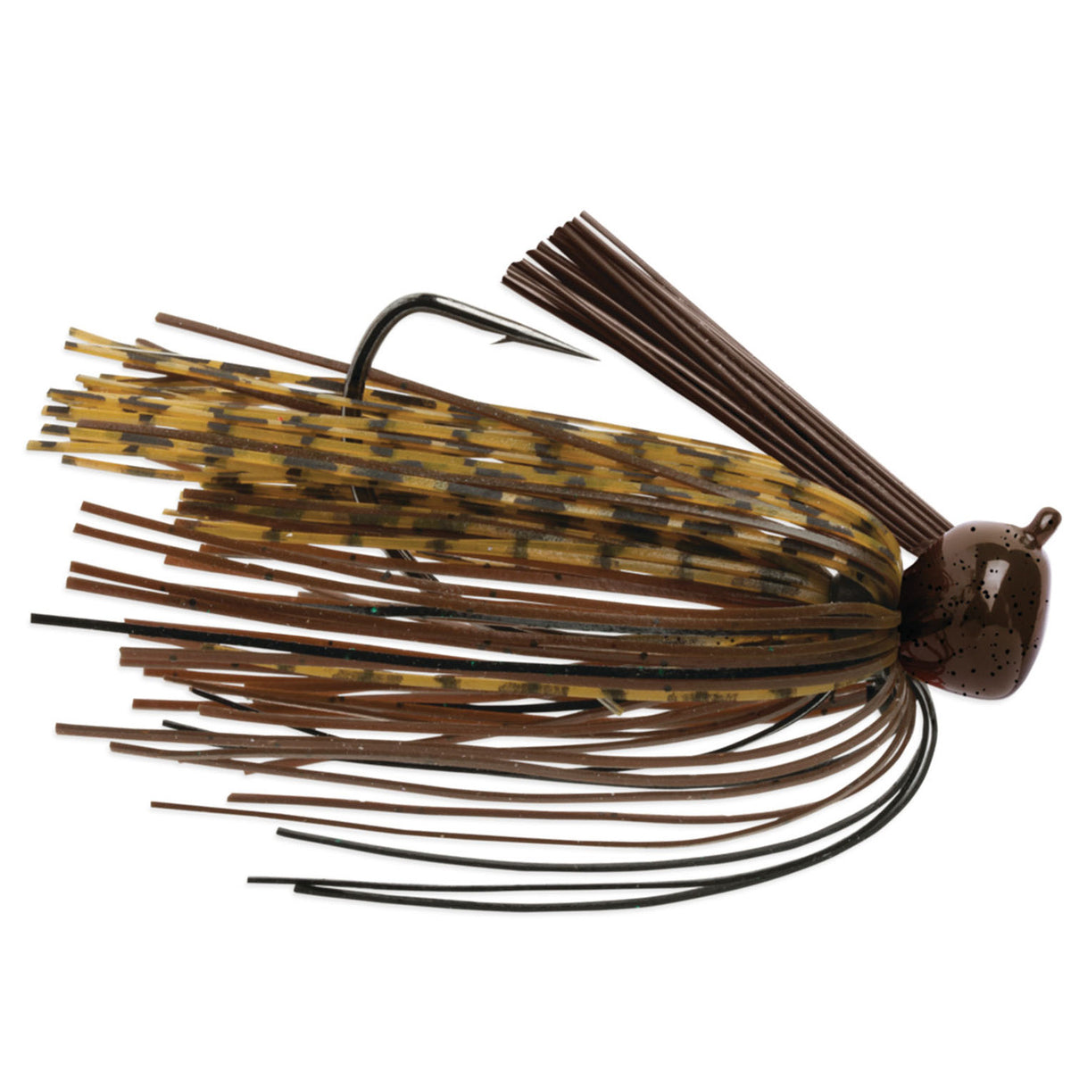VMC Weedless Football Jig - Pumpkin Brown Black