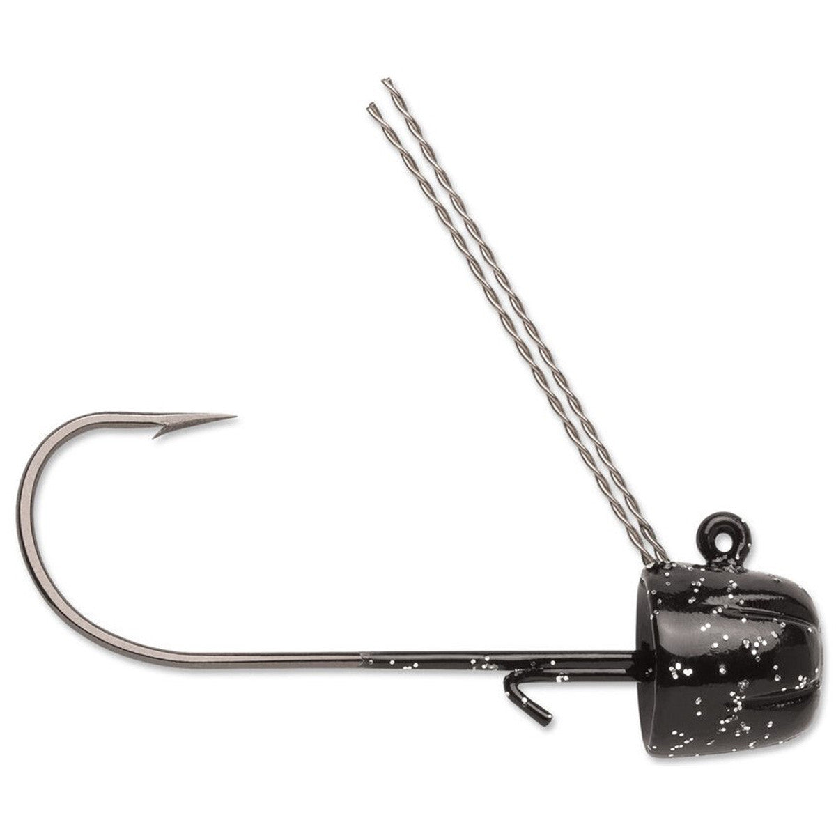 Finesse Weedless Jig, 3/16 oz, Black, 4 Pack