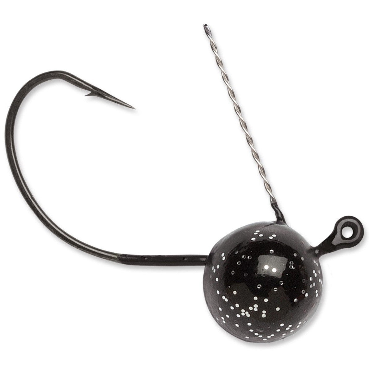 Wacky Weedless Jig, Black, 1/4 Oz, 4 Pack