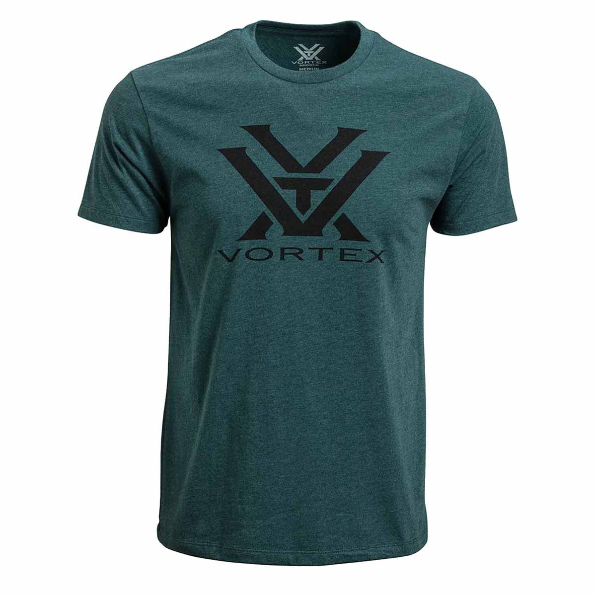 Vortex Core Logo T-Shirt Product Image in Dark Teal Heather