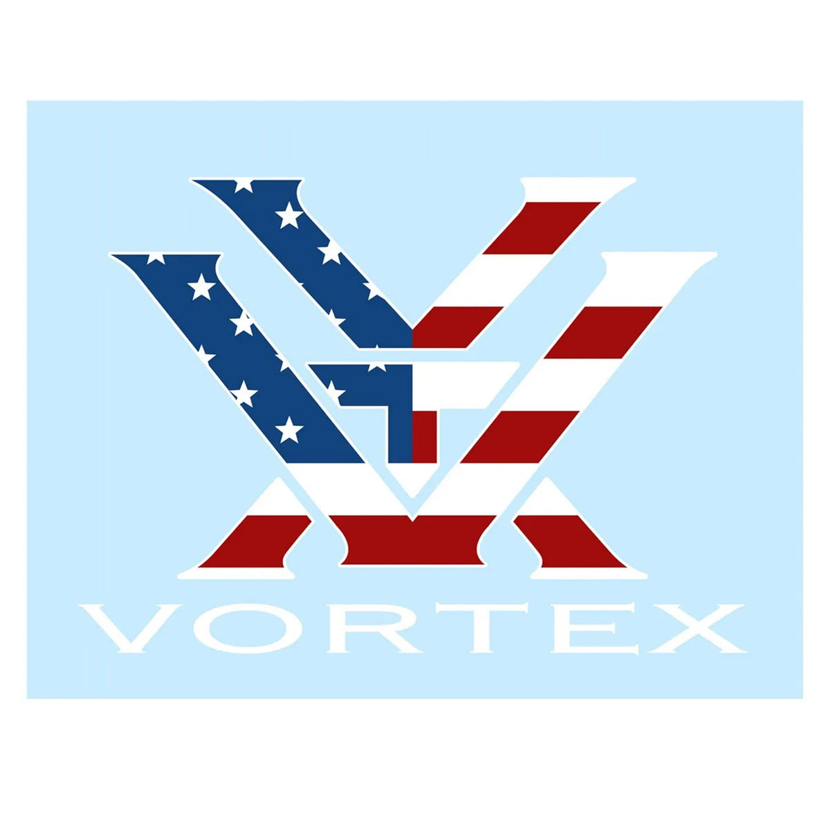 Image of the Vortex Stars and Stripes Logo Decal.