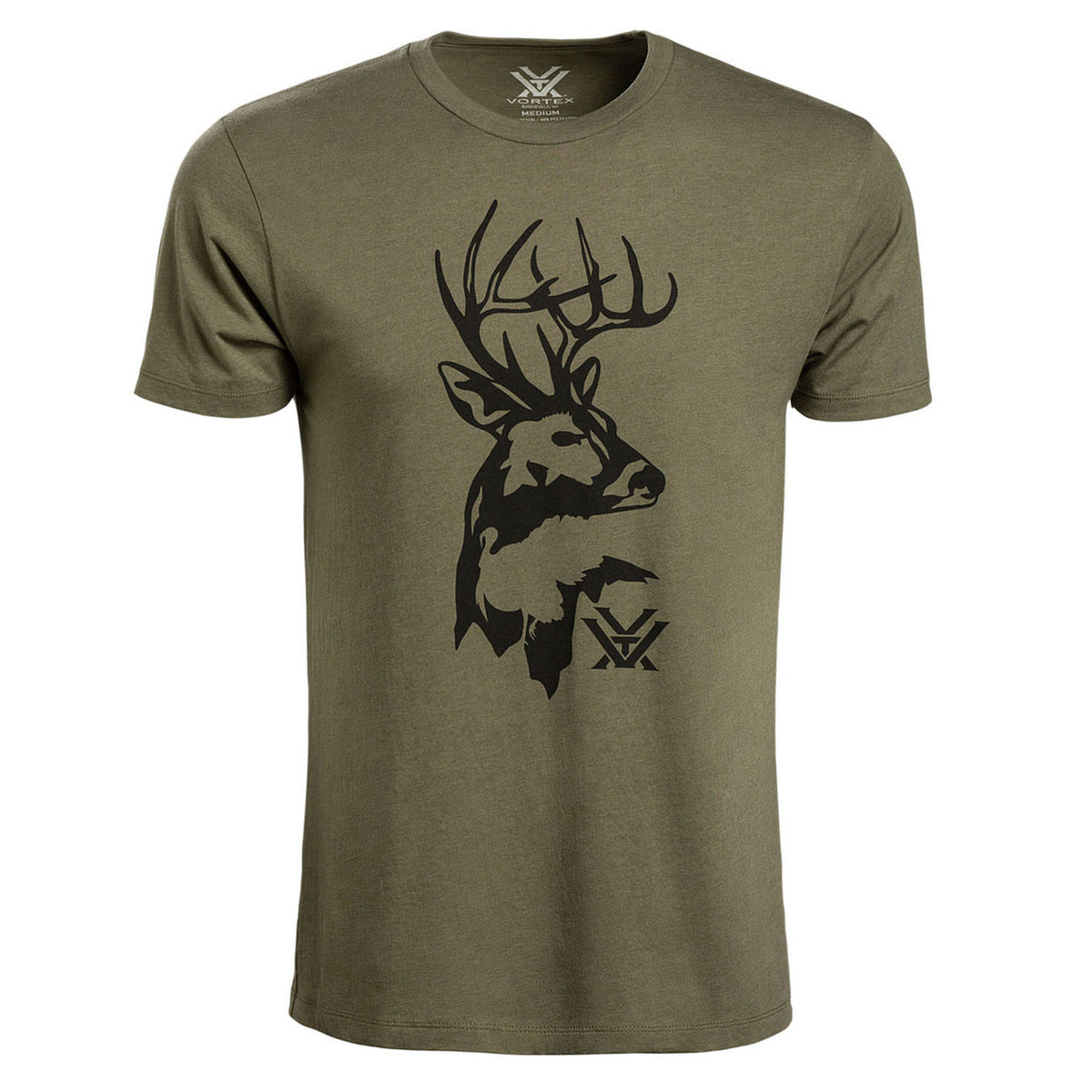 Front Product Image of the Vortex Wild Reveal Short-Sleeve T-Shirt in Military Heather