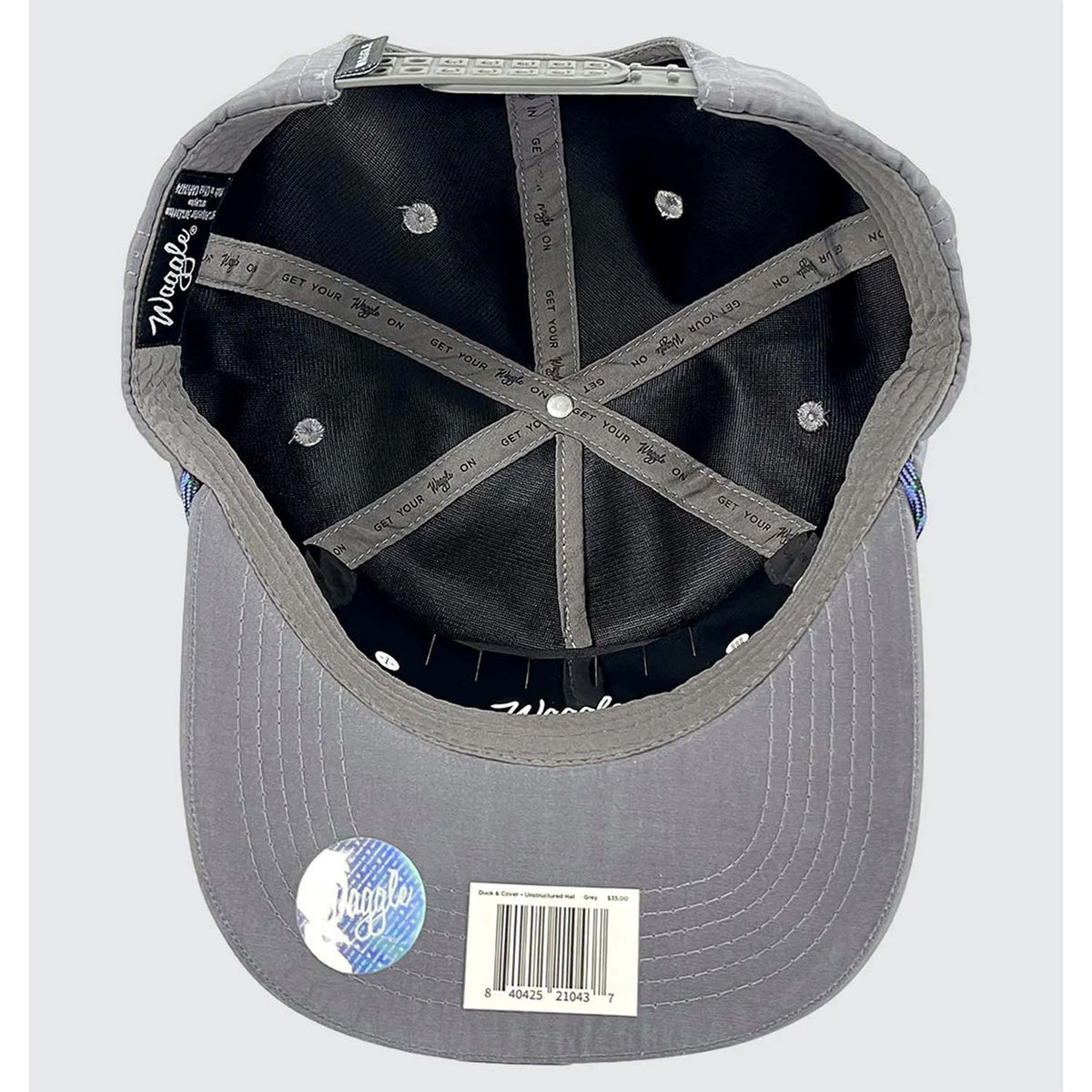 Waggle Duck & Cover Rope Hat underneath image