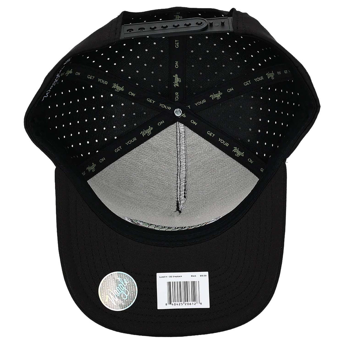Waggle Lured In Hat underneath image