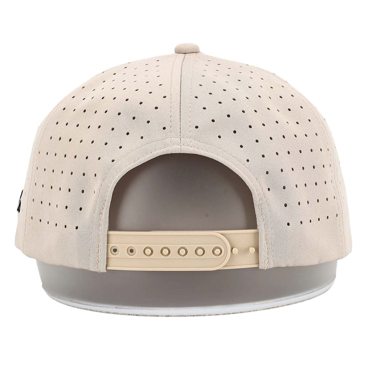 Back image of the Waggle Super Fly Hat, Tan.
