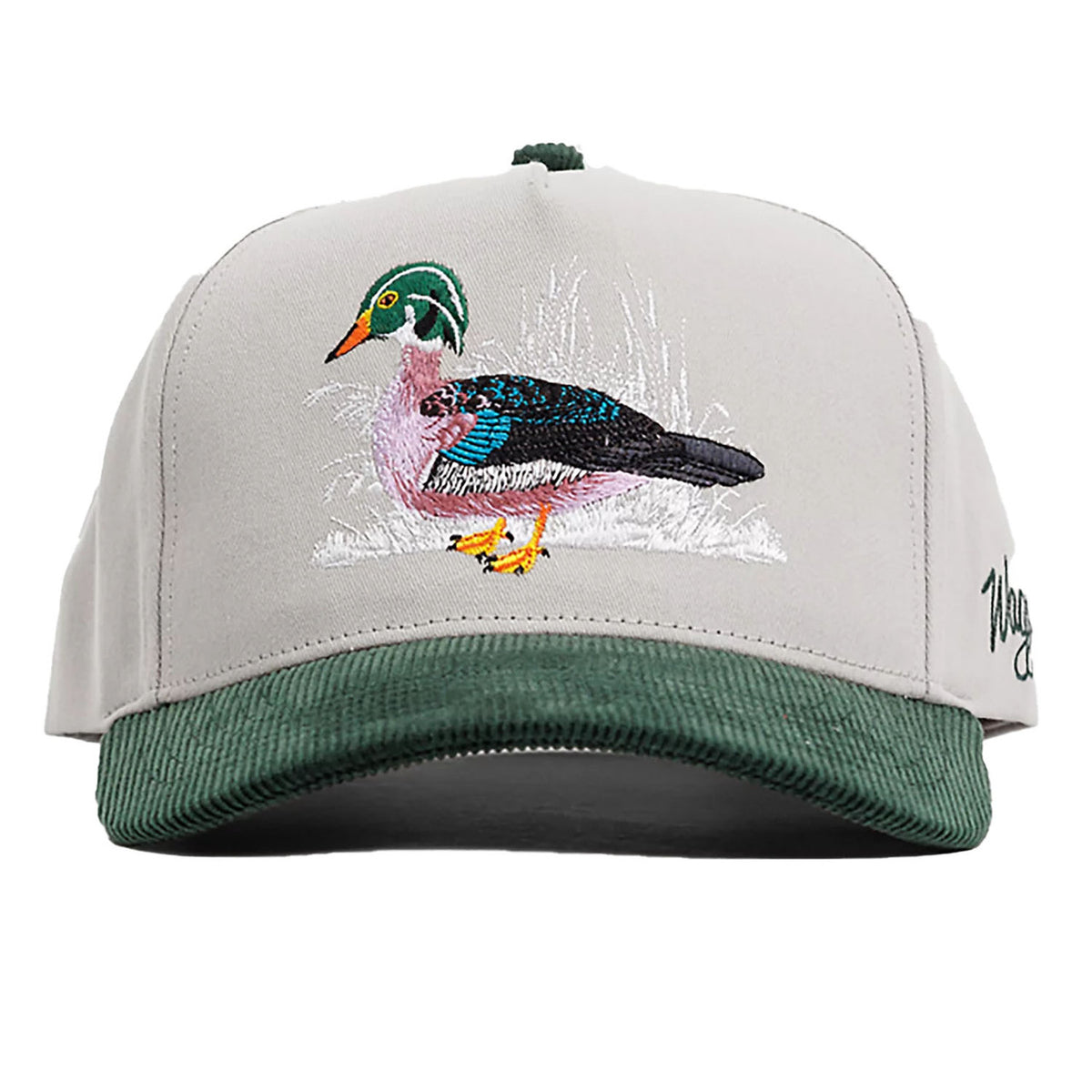 Waggle Woody Corduroy Brim Hat image in Gray