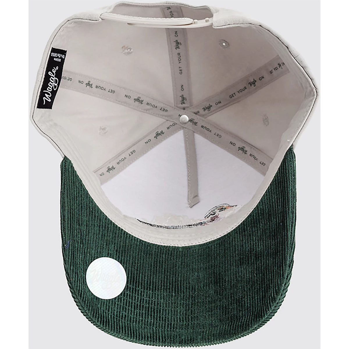 Waggle Woody Corduroy Brim Hat underneath image