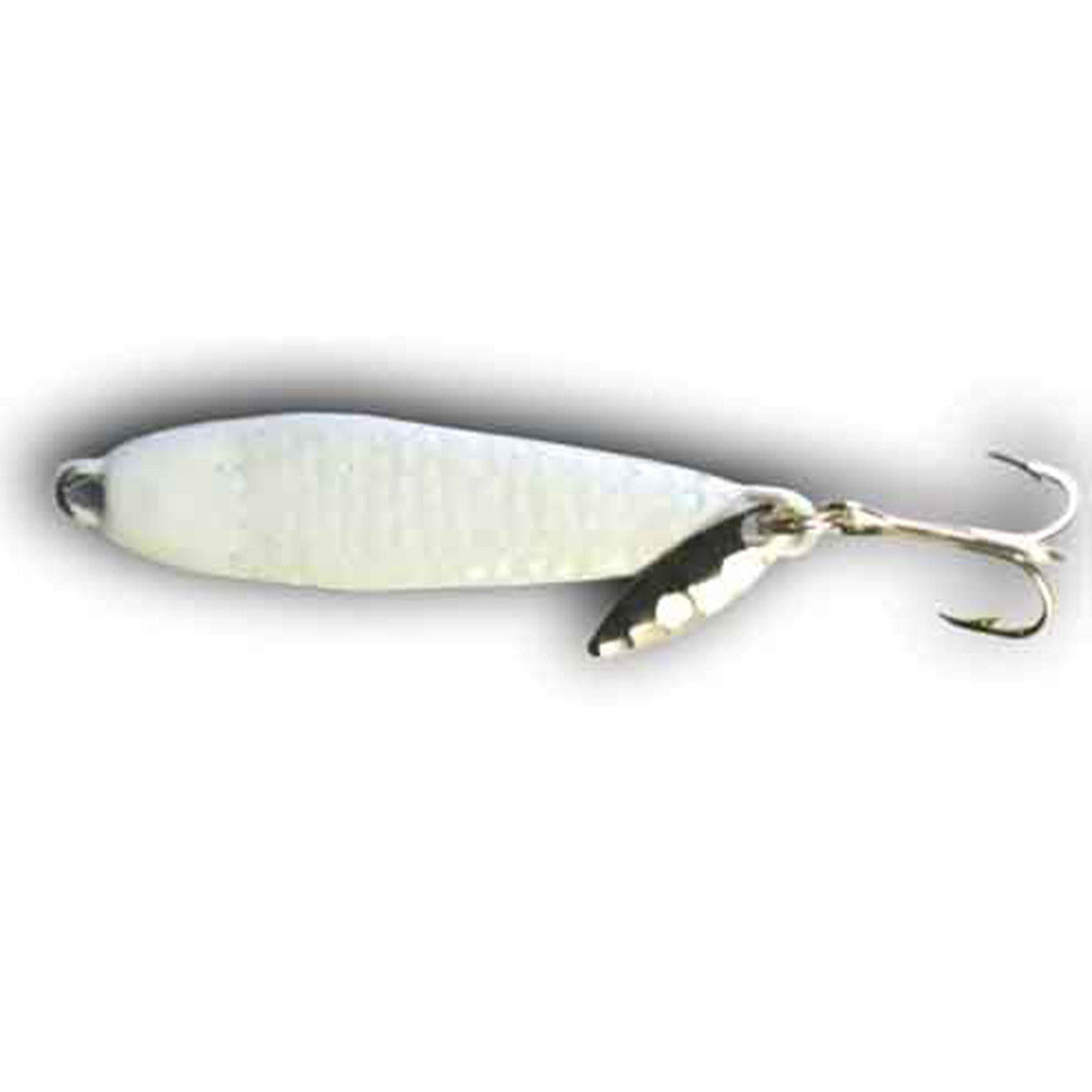 Image of the Wizard Custom Tackle Pepper Spoon Bait in White
