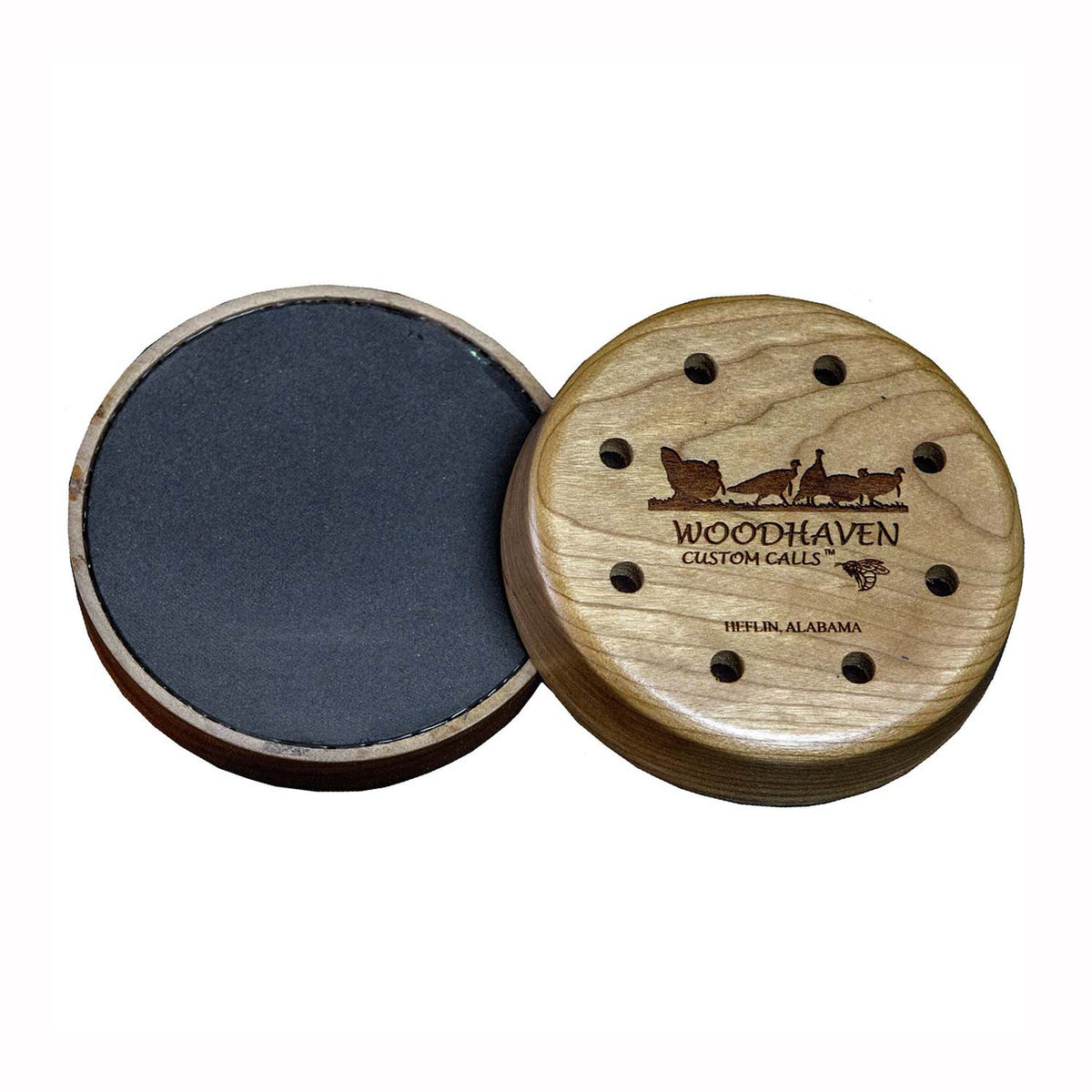Woodhaven Custom Calls The Cherry Classic Turkey Slate Pot Call Image