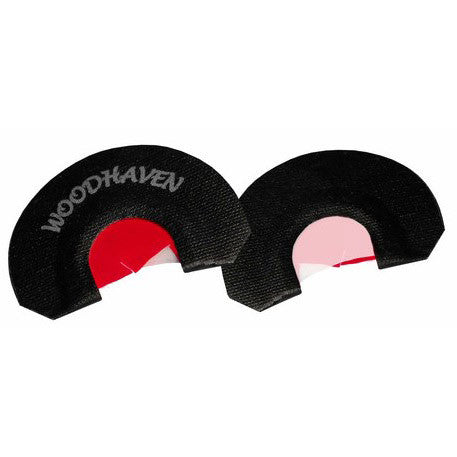 Image of the Woodhaven Custom Calls Red Ninja Reverse Hammer Diaphragm Turkey Mouth Call.