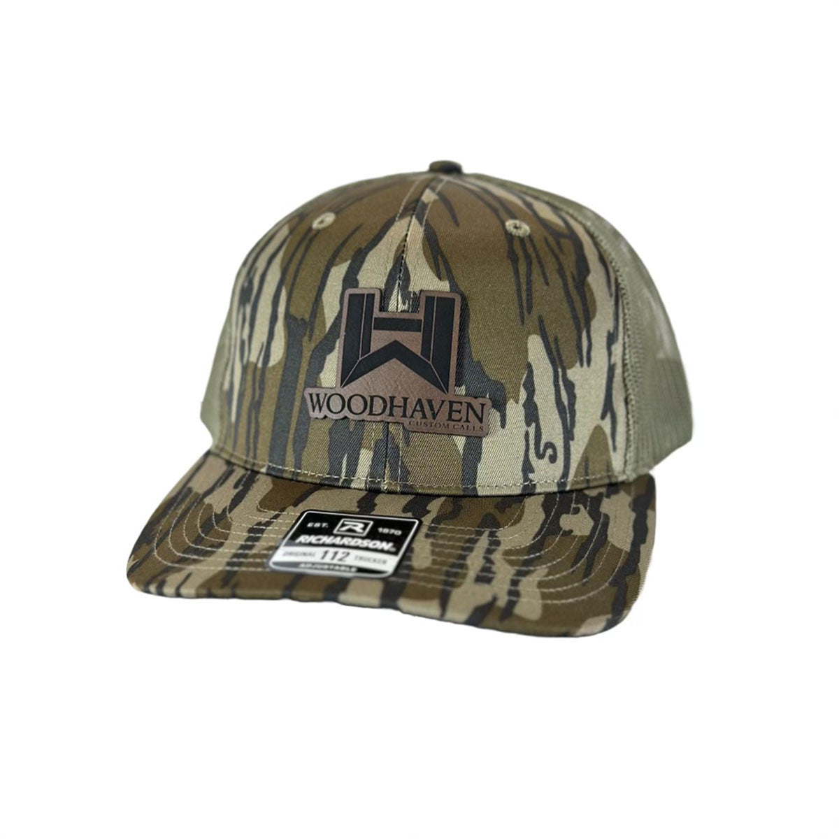 Bottomland Leather Cutout Patch Hat
