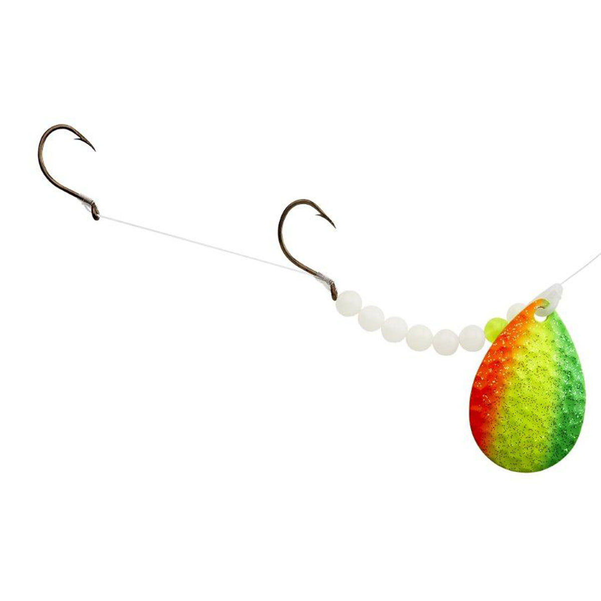 Yakima Bait Hammer Time Walleye Spinner Image in Citrus