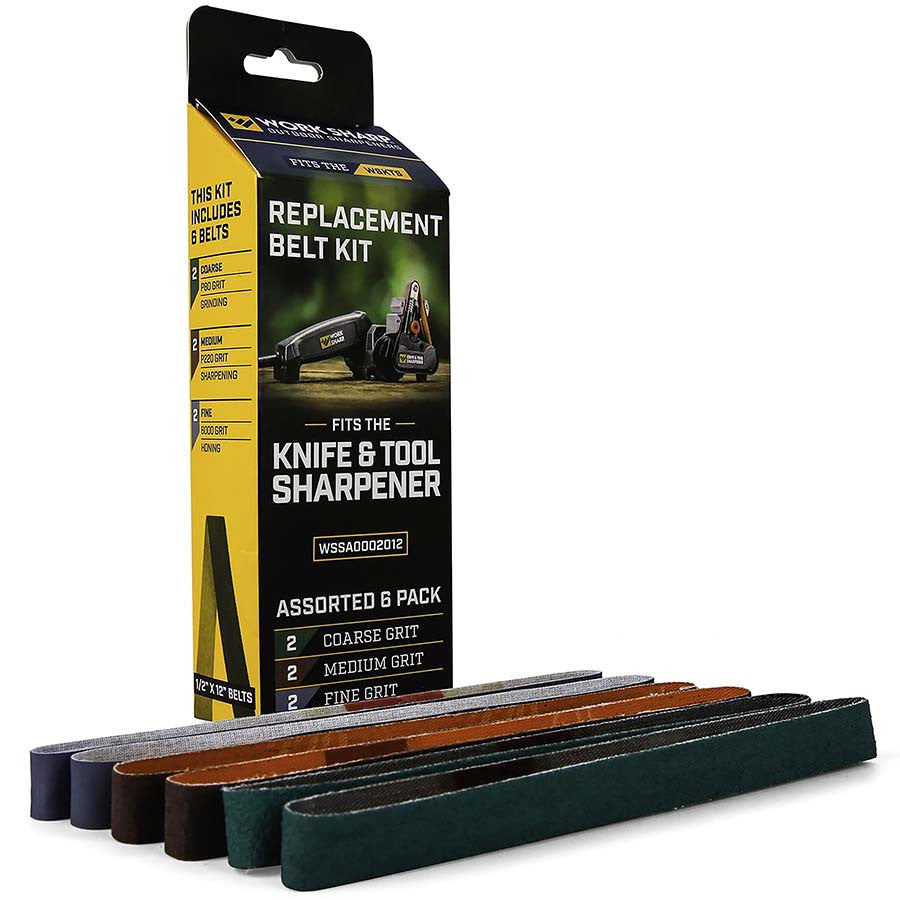 Image of the Work Sharp Assorted Belt Kit.