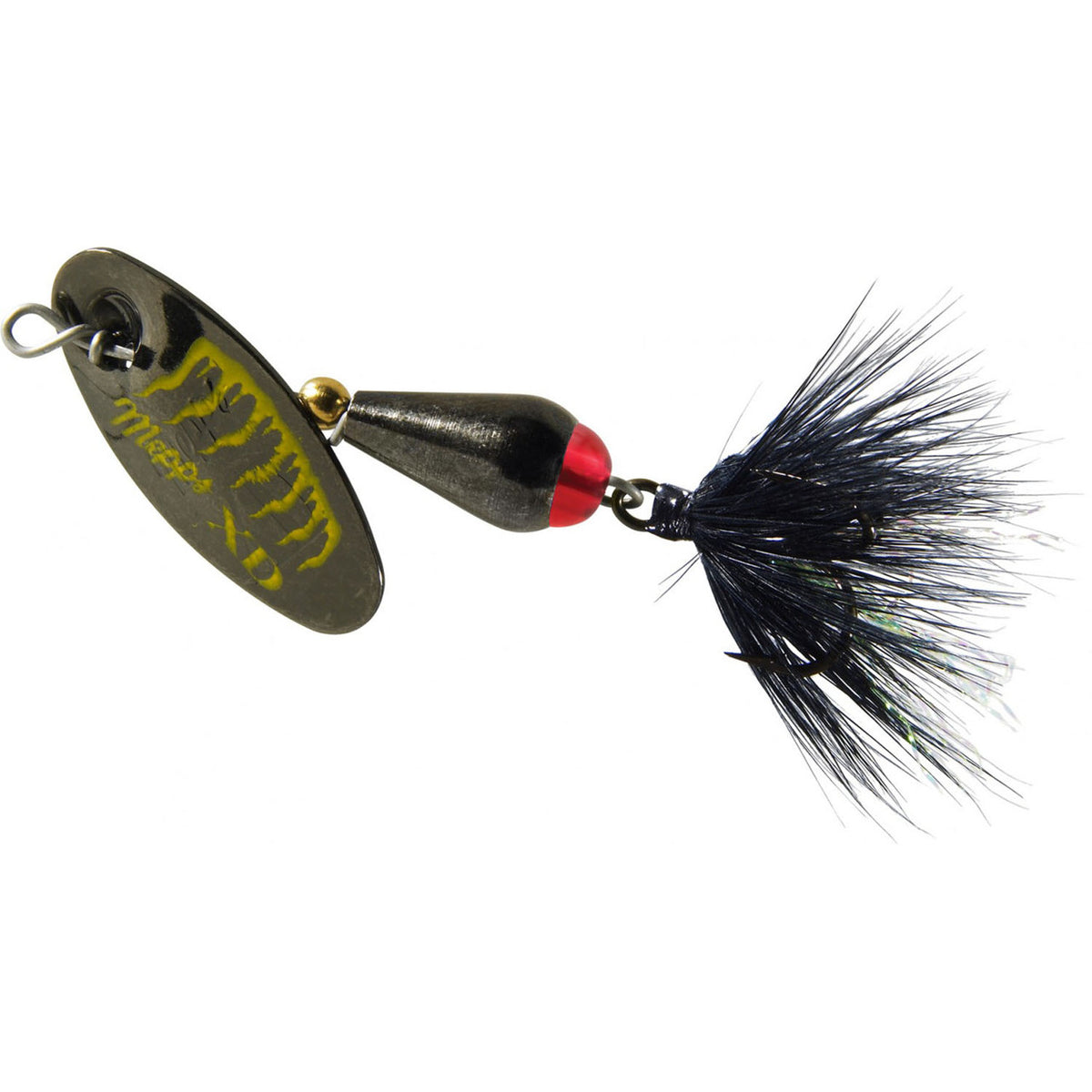 Mepps XD Dressed Single Lure - Black Yellow Black