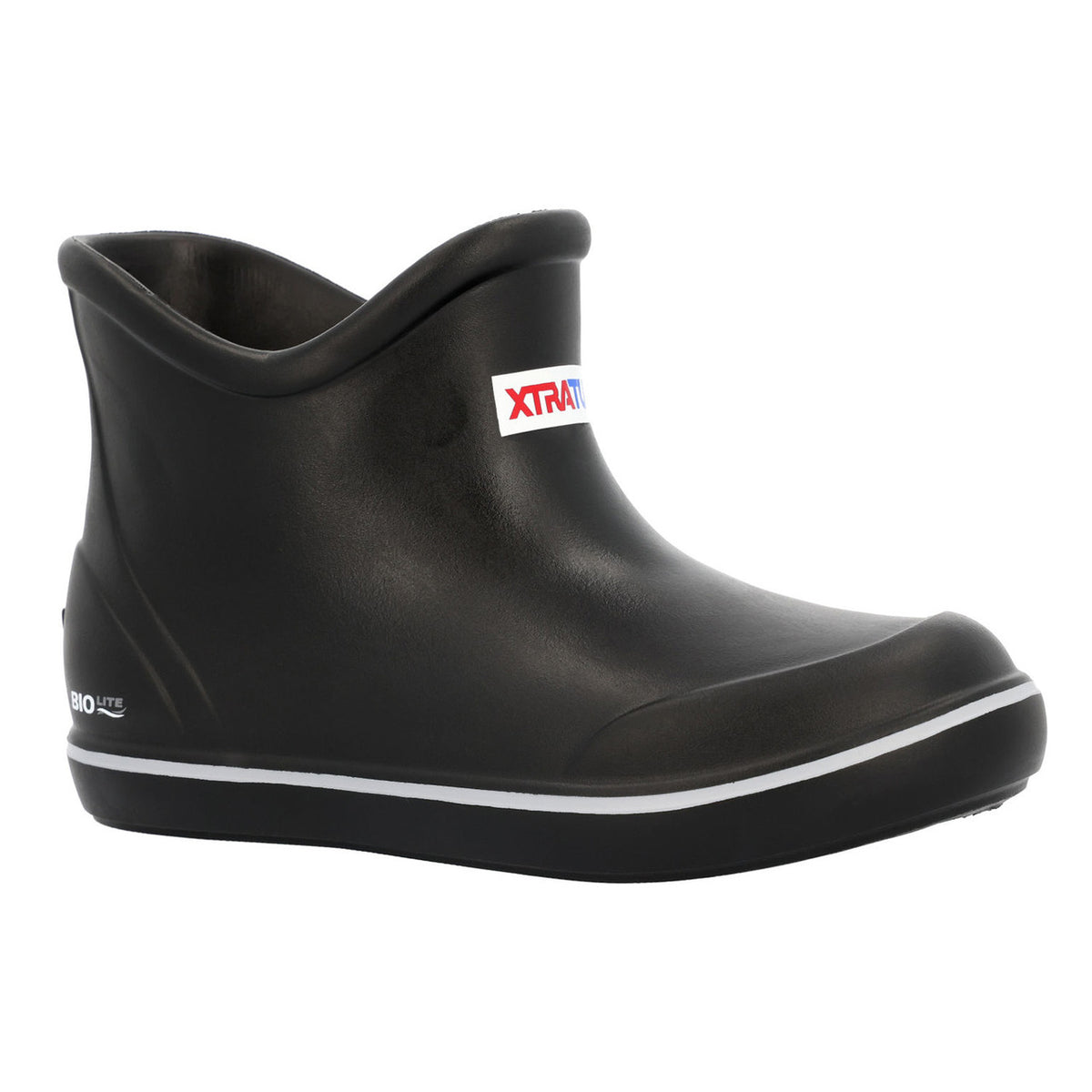 Xtratuf Tufs Youth Biolite Ankle Deck Boot Image in Black