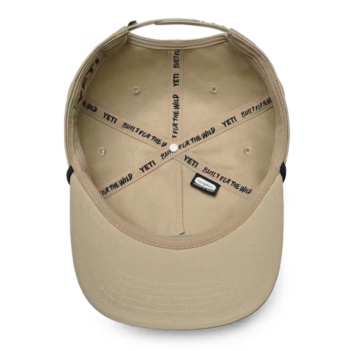 Inside Image of the Yeti Wood Duck Flat Brim Rope Hat.