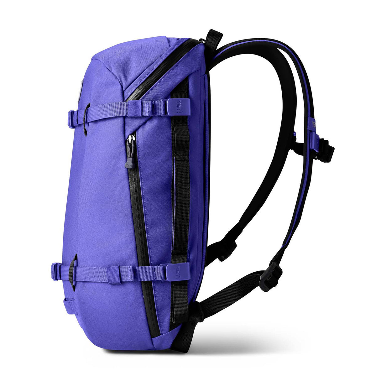 Yeti Crossroads 22L Backpack Side Image in Ultraviolet