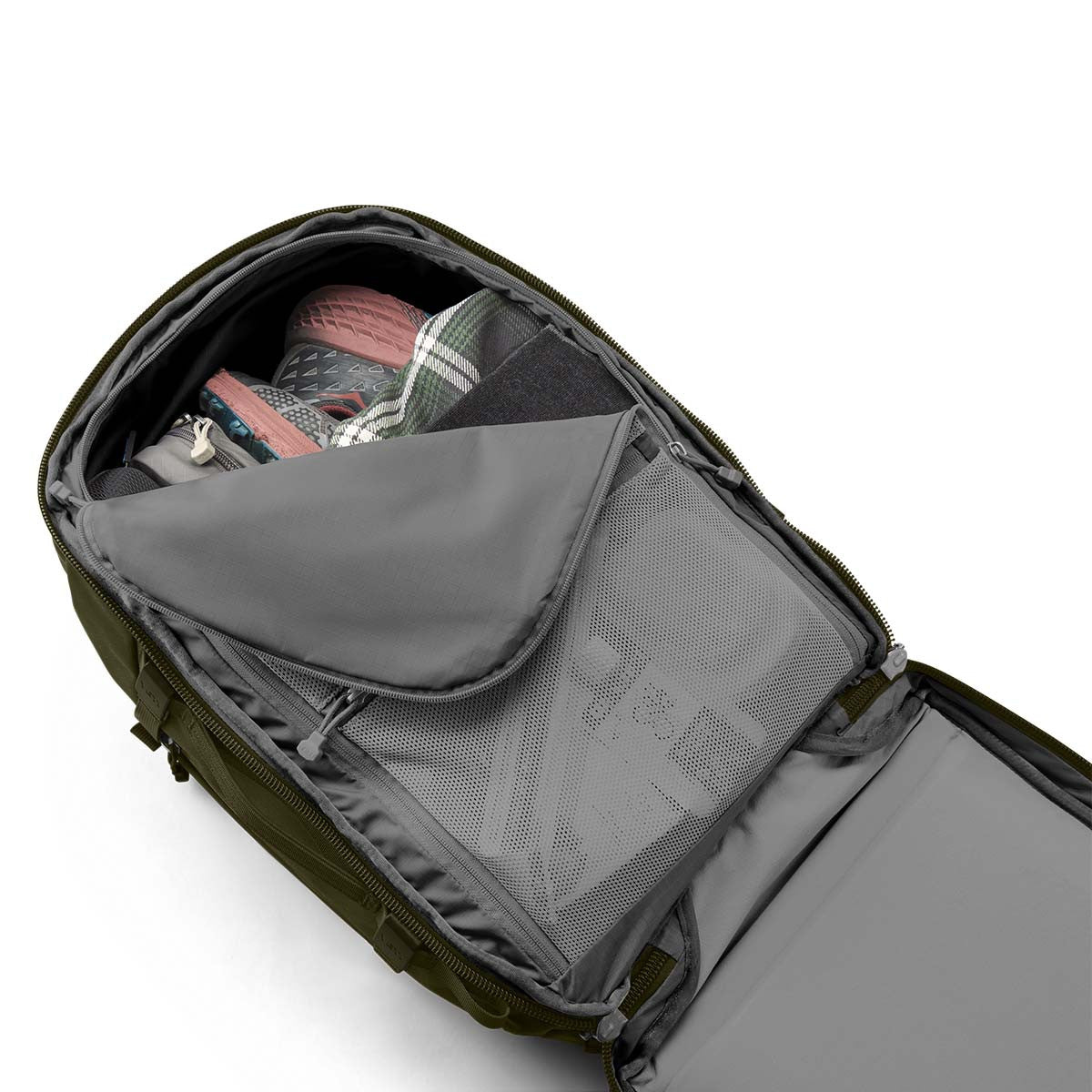 Yeti Crossroads 35L Backpack Inside Image in Olive