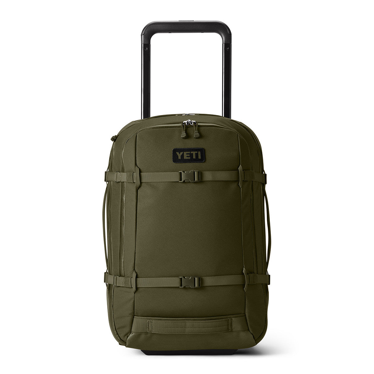 Yeti Crossroads Luggage 22" Wheeled Luggage Front Image in Olive