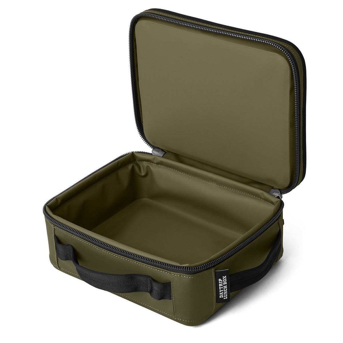 Yeti Daytrip Lunch Box Open Image in Olive Black