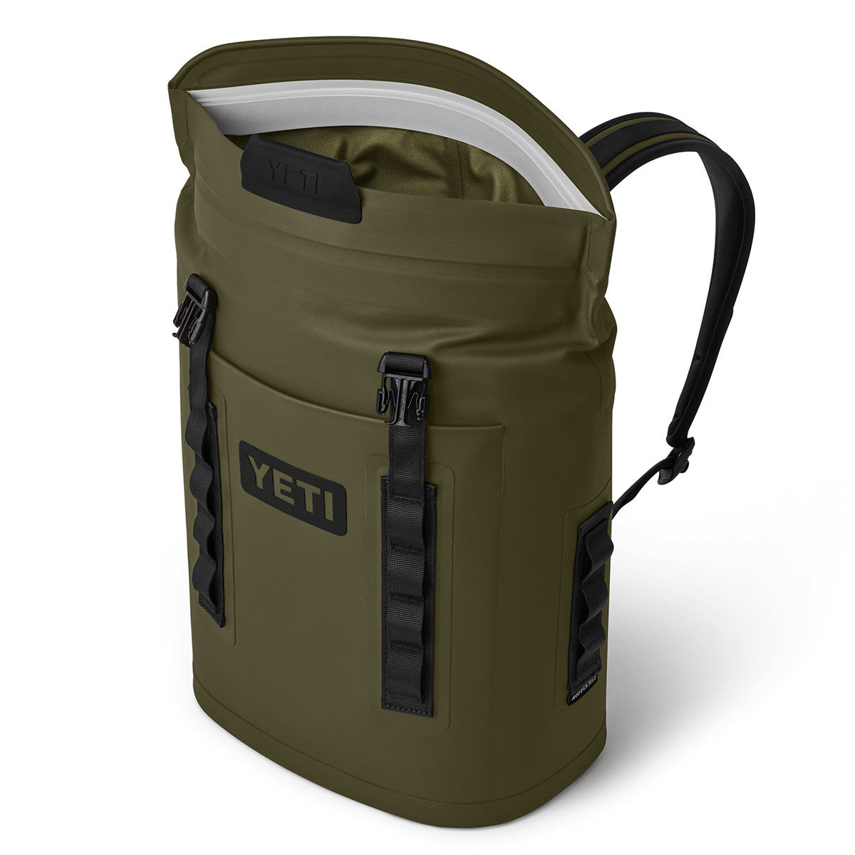 Yeti Hopper M12 Backpack Soft Cooler Open Image.