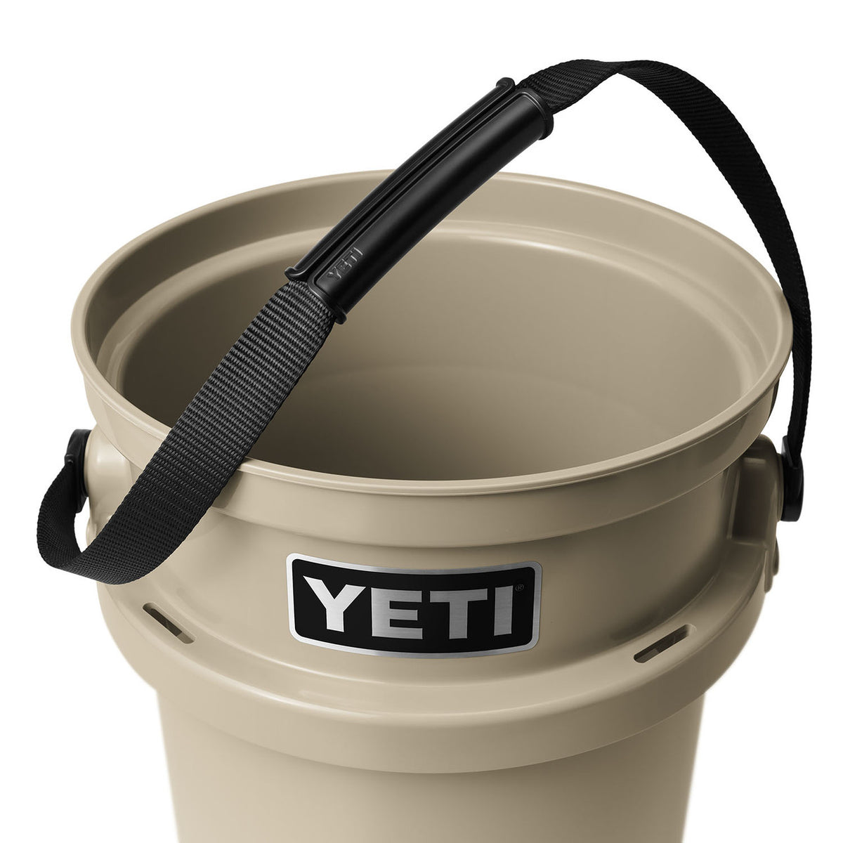 Top Image with Strap of the Yeti LoadOut 5-Gallon Bucket.