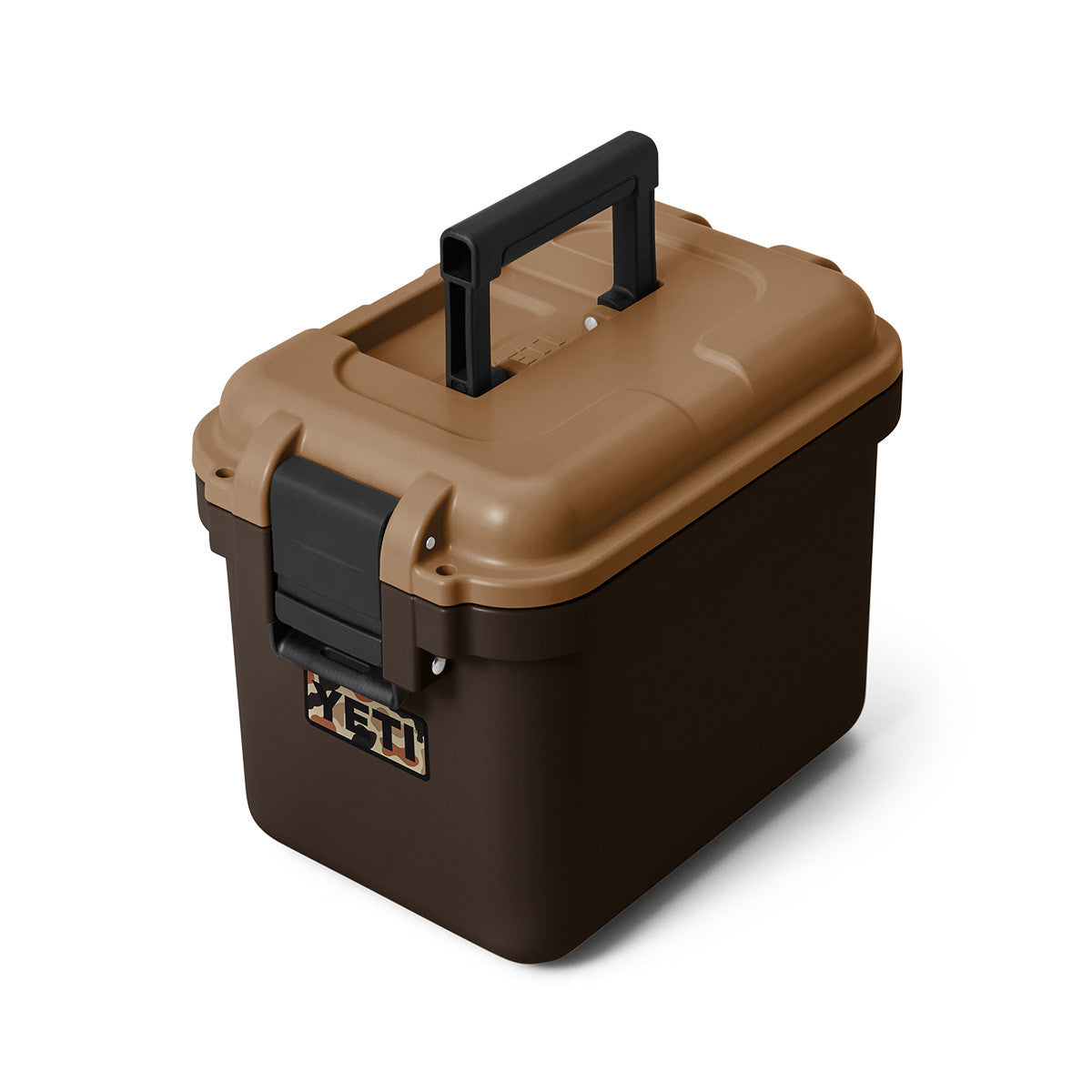 Yeti LoadOut GoBox 15 Gear Case Image in Wetlands Brown