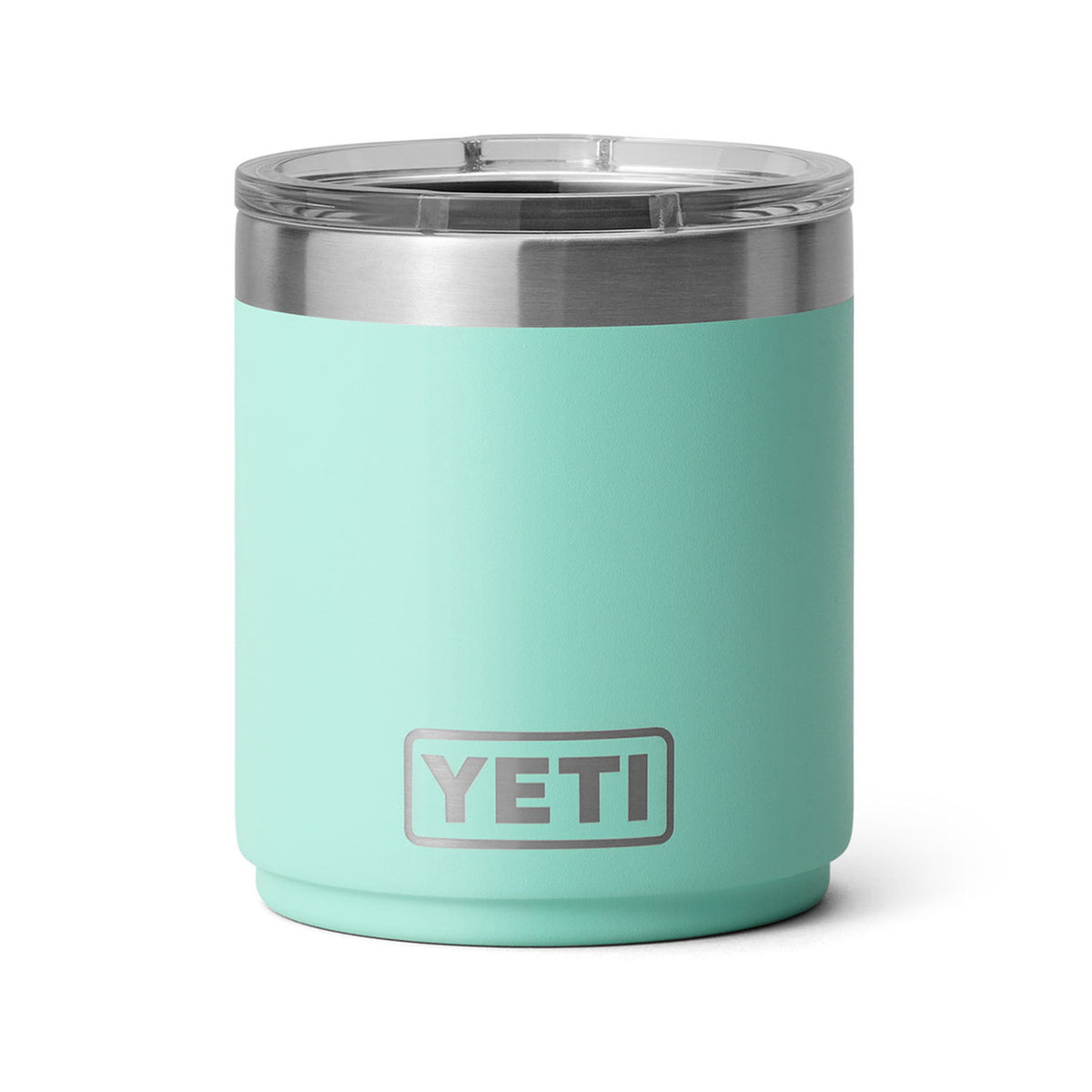 Image of the Yeti Rambler 10 oz. DuraSip Ceramic-Lined Lowball with MagSlider Lid in Seafoam