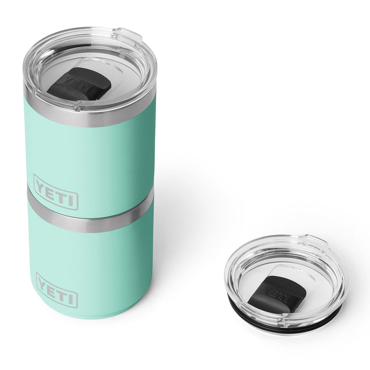 Top Stacked Image of the Yeti Rambler 10 oz. DuraSip Ceramic-Lined Lowball.
