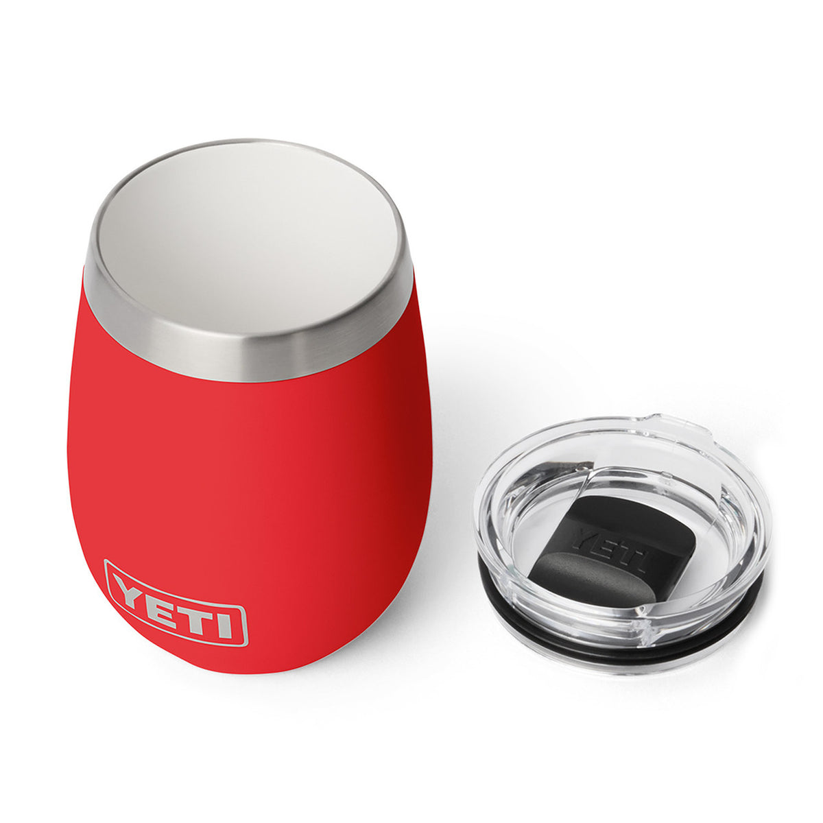 Open Image of the Yeti Rambler 10 oz. Wine Tumbler with DuraSip Ceramic Lining.