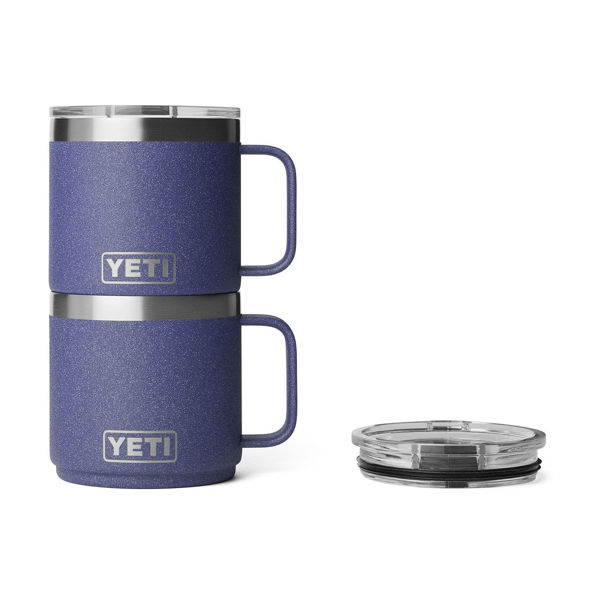 Yeti Rambler 14 oz. Stackable Mug with Durasip Ceramic Lining Stacked Image.