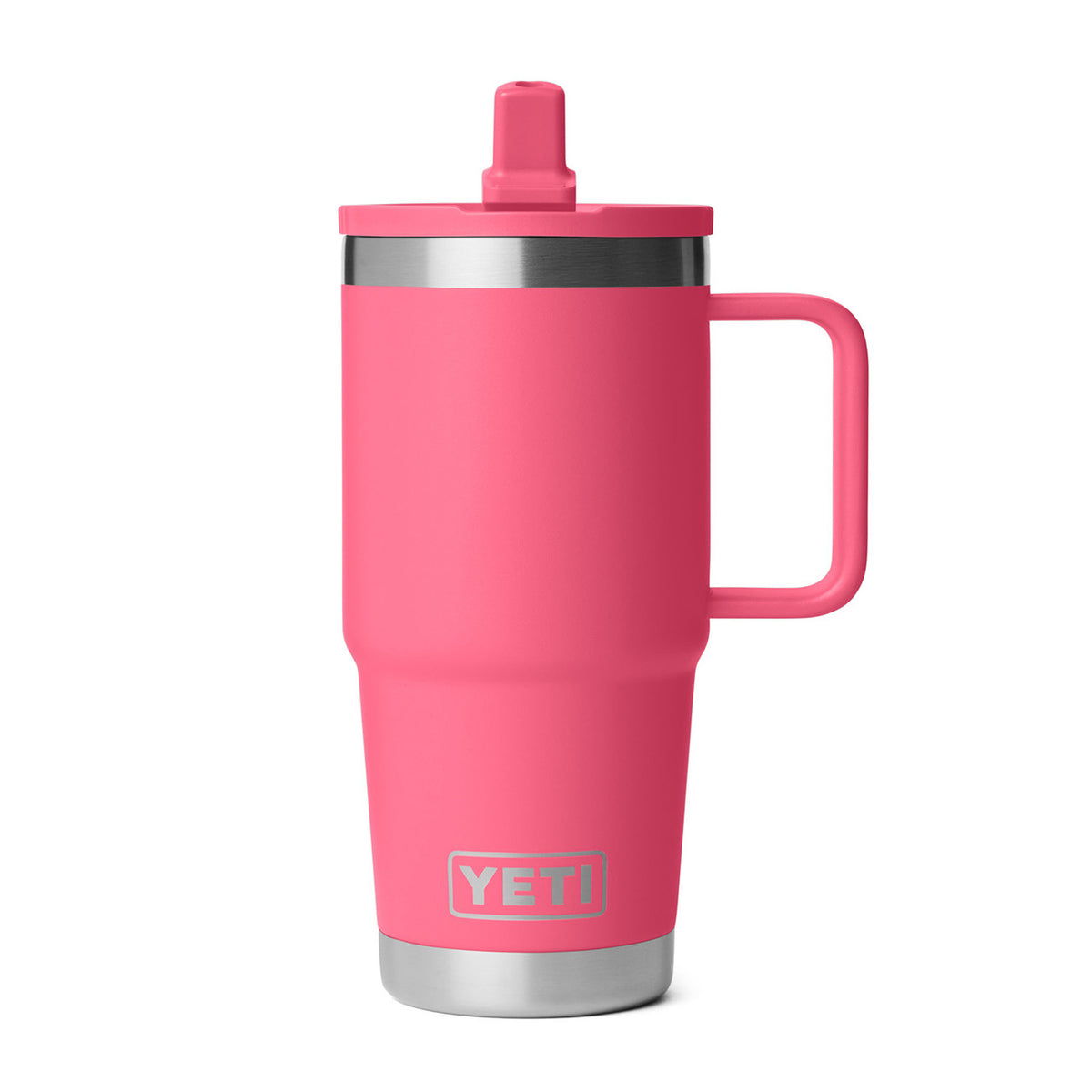 Yeti Rambler 20 oz. Travel Mug Image in Tropical Pink