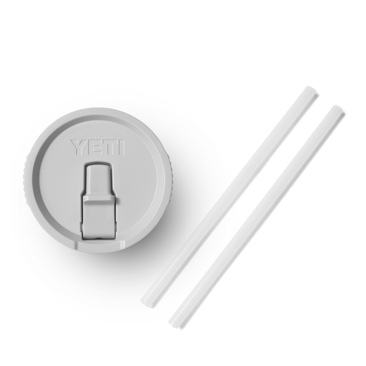 Image of the Yeti Rambler Large Travel Straw Mug Lid in Gray